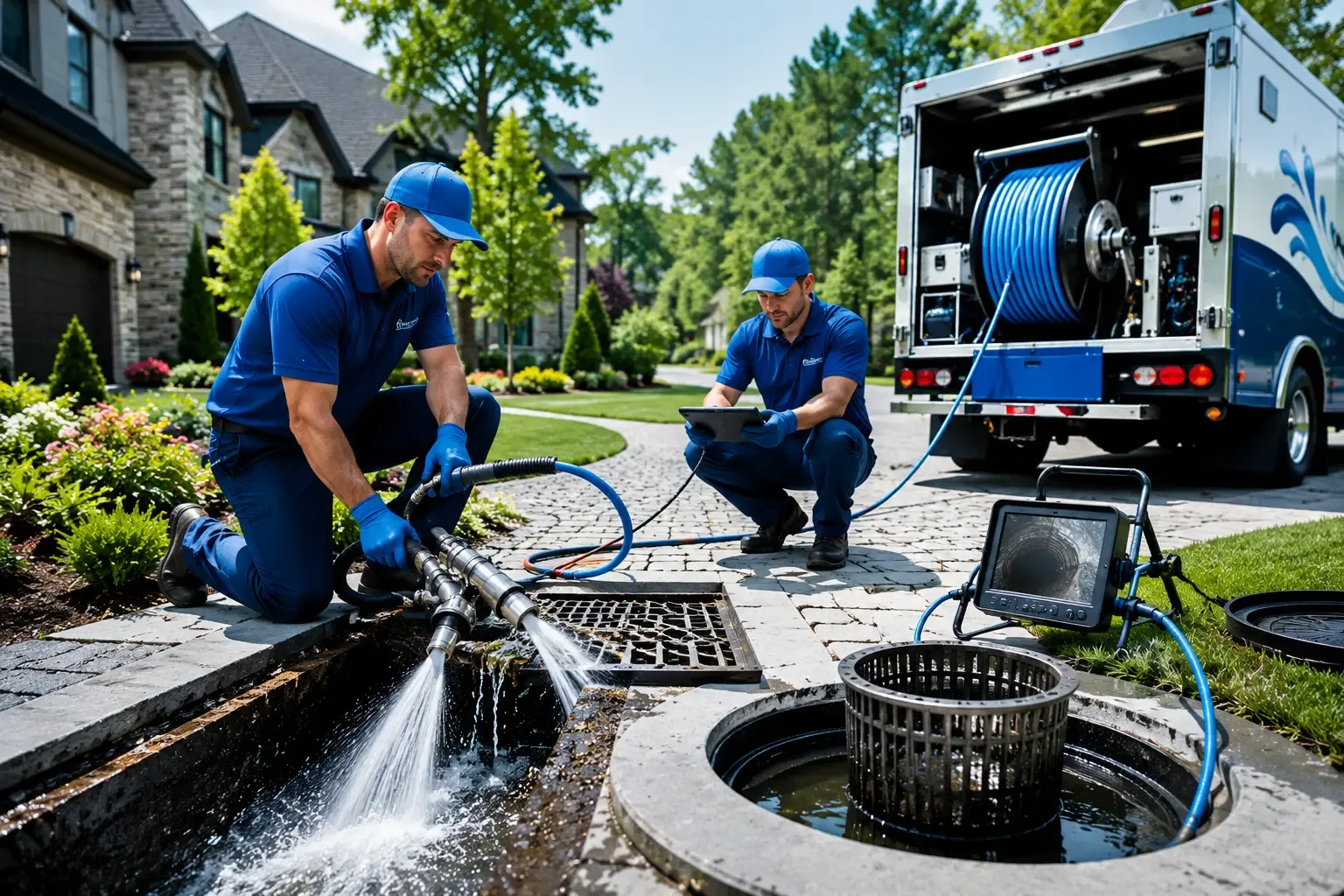Local outdoor drain cleaning professionals in Luana, IA
